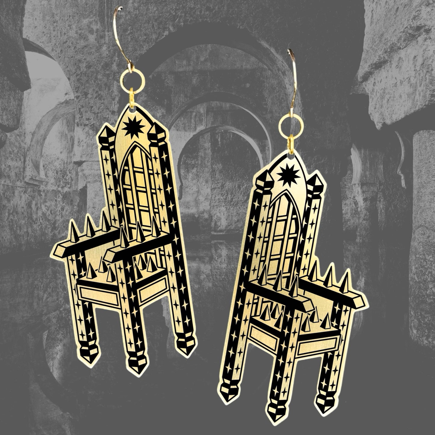 Infortunium - Earrings (2D) - While Odin Sleeps