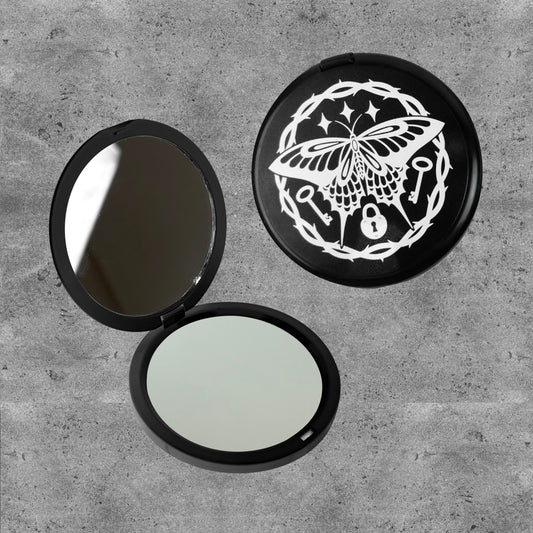 Butterfly Pocket Mirror - Home Decor - While Odin Sleeps