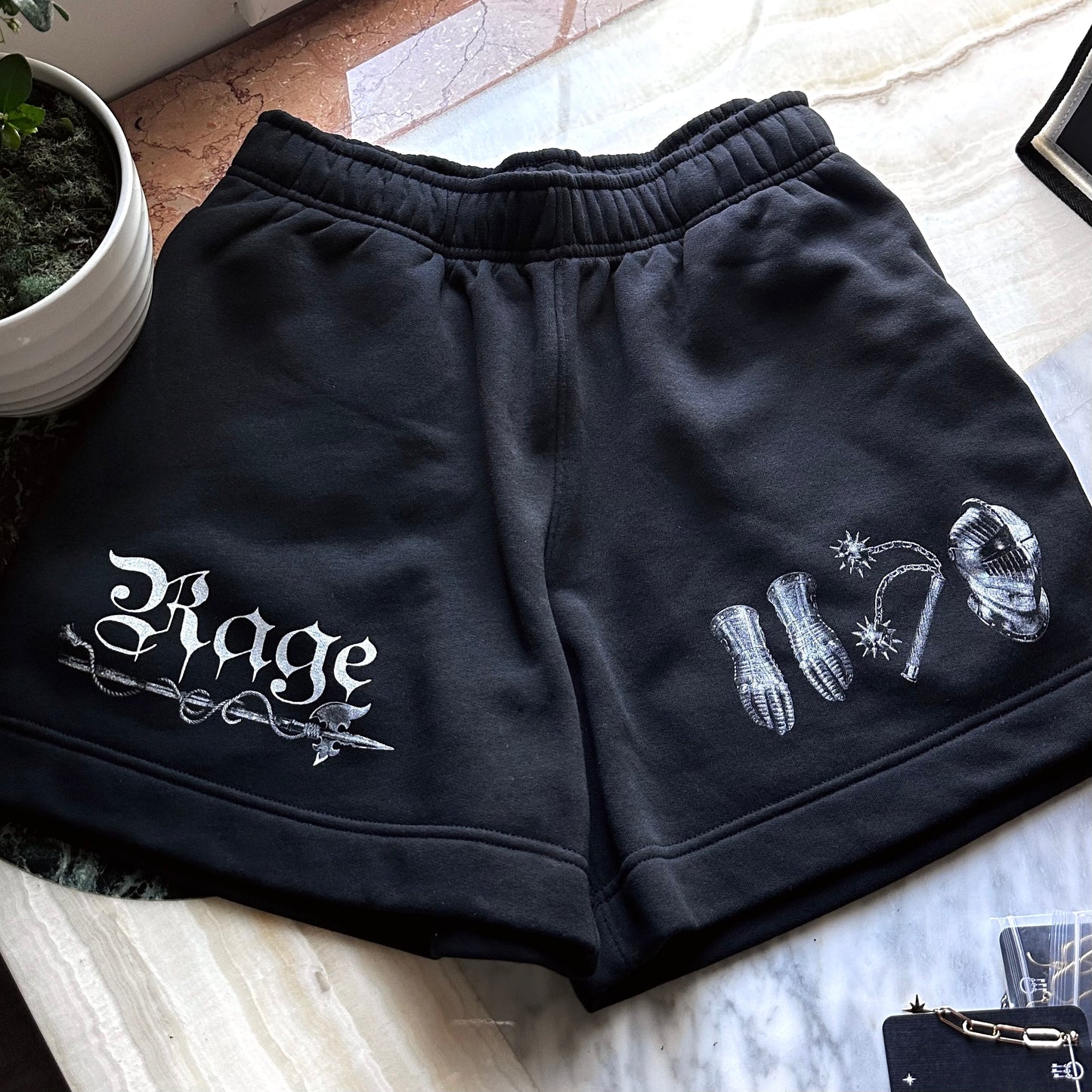 Rage Relaxed Track Shorts