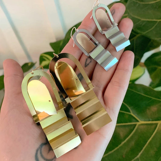 Stairways - Earrings (2D) - While Odin Sleeps