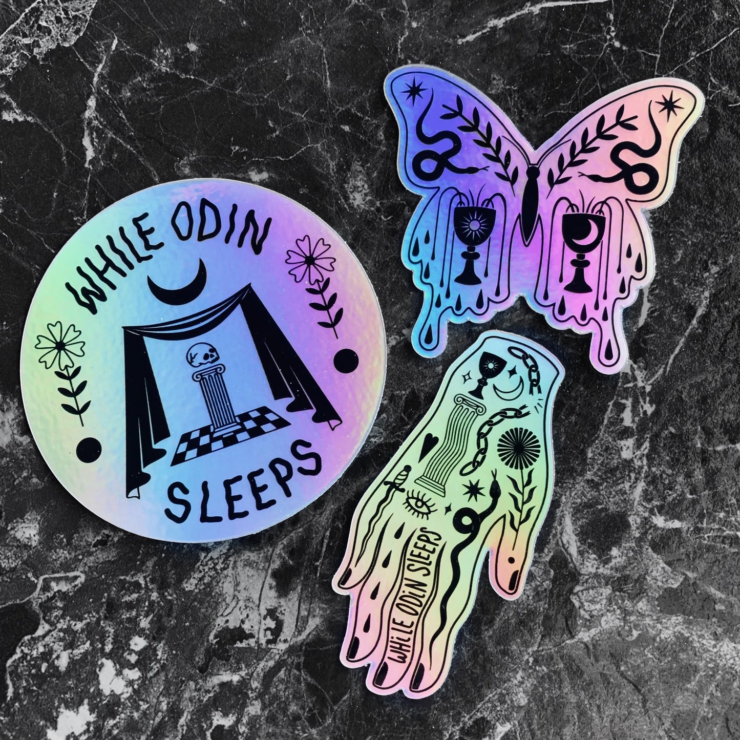 Mystery Sticker Pack! - While Odin Sleeps